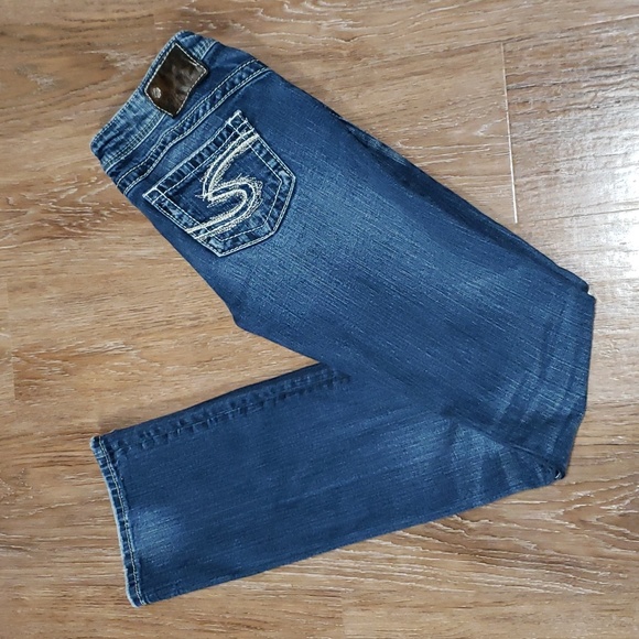 (W28/35L) Silver Jeans Co. Tuesday 16 ½" Designed in Canada Slim Denim Classic - Picture 1 of 11